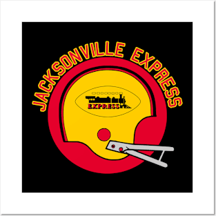 Jacksonville Express (World Football League) 1975 Posters and Art